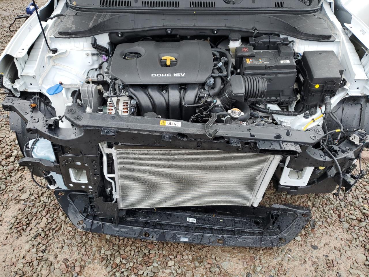 2021 Hyundai Kona VIN KM8K1CAA4MU716537 Copart auction photo, front end damage thumbnail 11