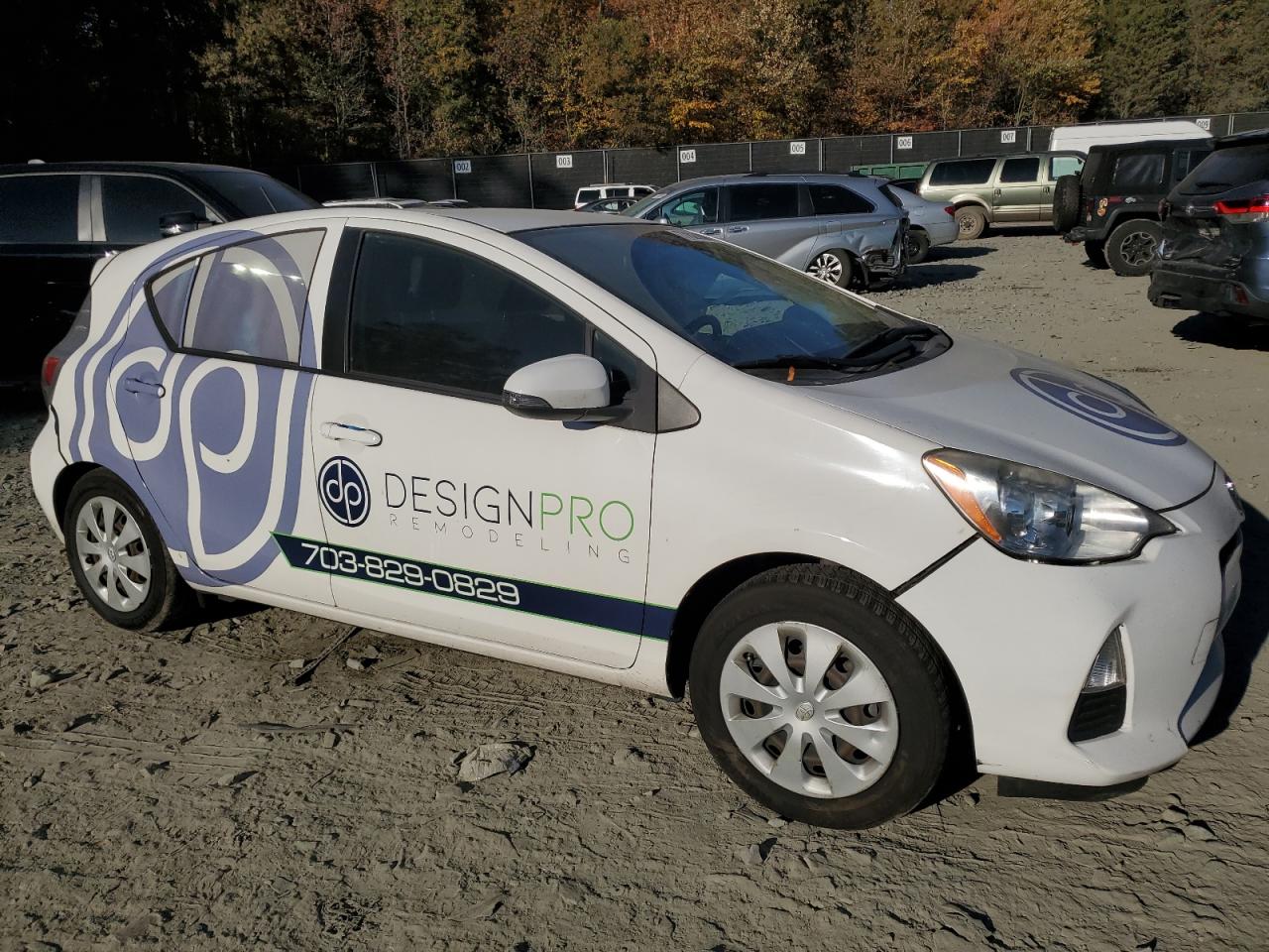 2013 Toyota Prius VIN JTDKDTB39D1553512 Copart auction photo, side damage thumbnail 4