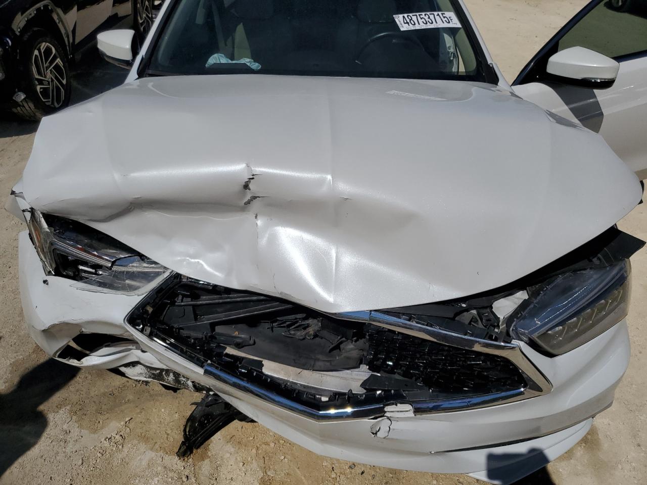 2020 Acura TLX VIN 19UUB1F31LA006263 Copart auction photo, front end damage thumbnail 11
