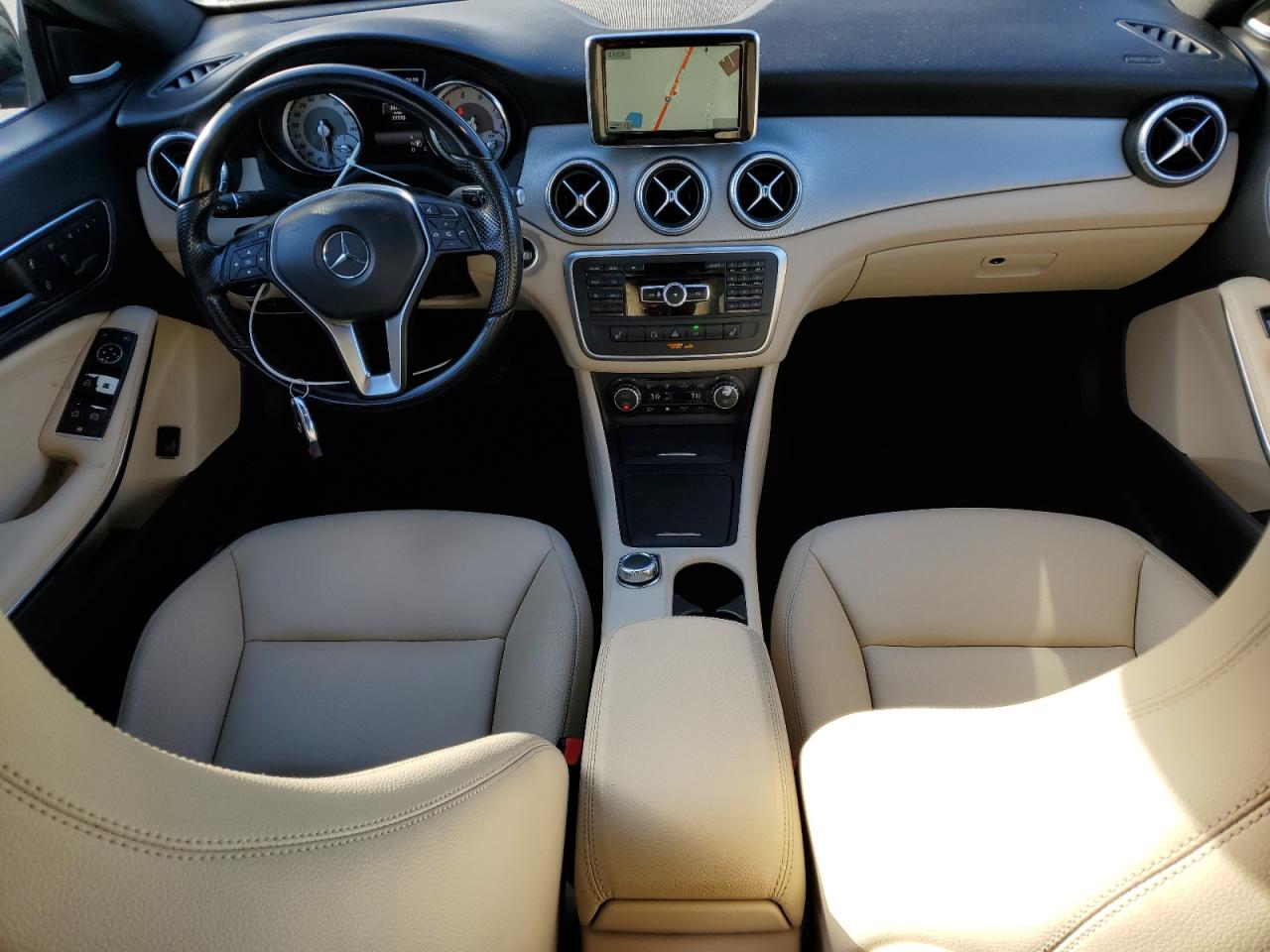 2014 Mercedes-Benz CLA-klasse VIN WDDSJ4GB4EN132182 Copart auction photo, side damage thumbnail 8
