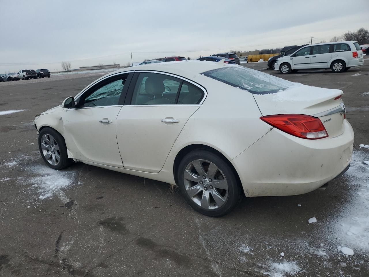 2013 Buick Regal VIN 2G4GS5EV0D9216500 Copart auction photo, front end / side damage thumbnail 2