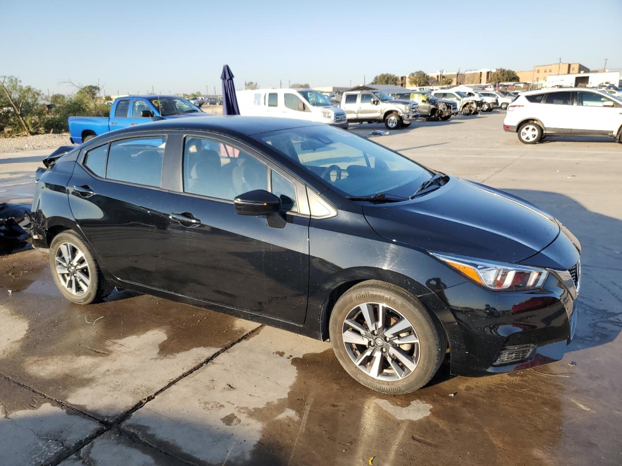 2021 Nissan Versa VIN 3N1CN8EVXML889192 Copart auction photo, rear end damage thumbnail 4