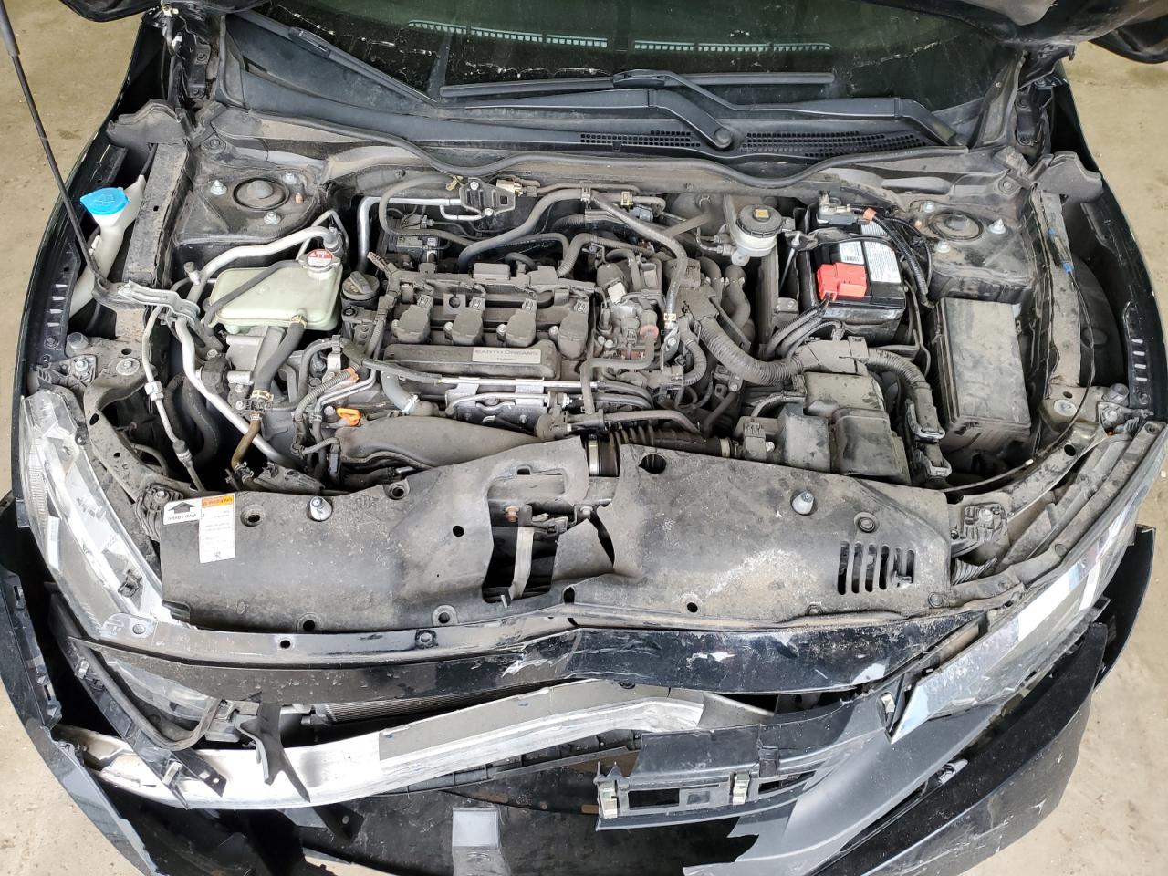 2018 Honda Civic VIN JHMFC1F39JX044059 Copart auction photo, front end damage thumbnail 11