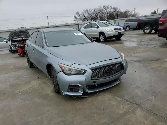 2015 Infiniti Q50 VIN JN1BV7AP6FM345505 Copart auction photo, all over damage thumbnail 10