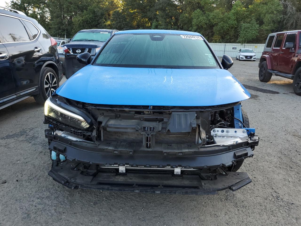 2024 Honda Civic VIN 19XFL2H85RE001737 Copart auction photo, undercarriage / front end damage thumbnail 5