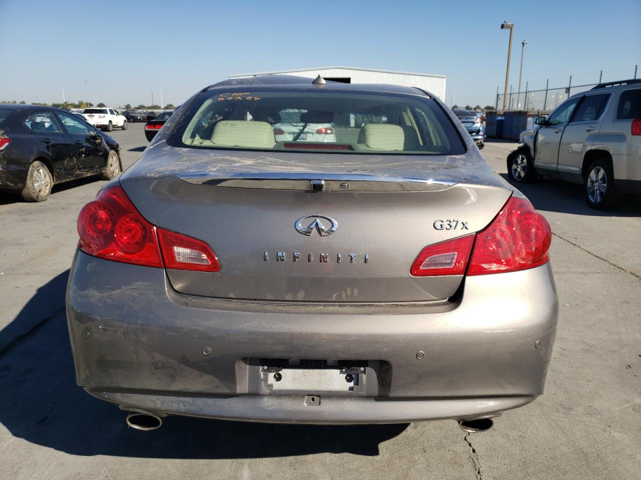 2011 Infiniti G VIN JN1CV6AR4BM412712 Copart auction photo, all over damage thumbnail 6