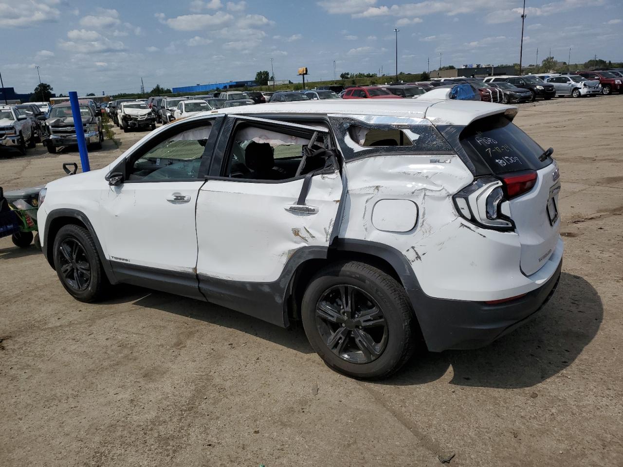 2020 GMC Terrain VIN 3GKALMEV5LL341509 Copart auction photo, all over damage thumbnail 2