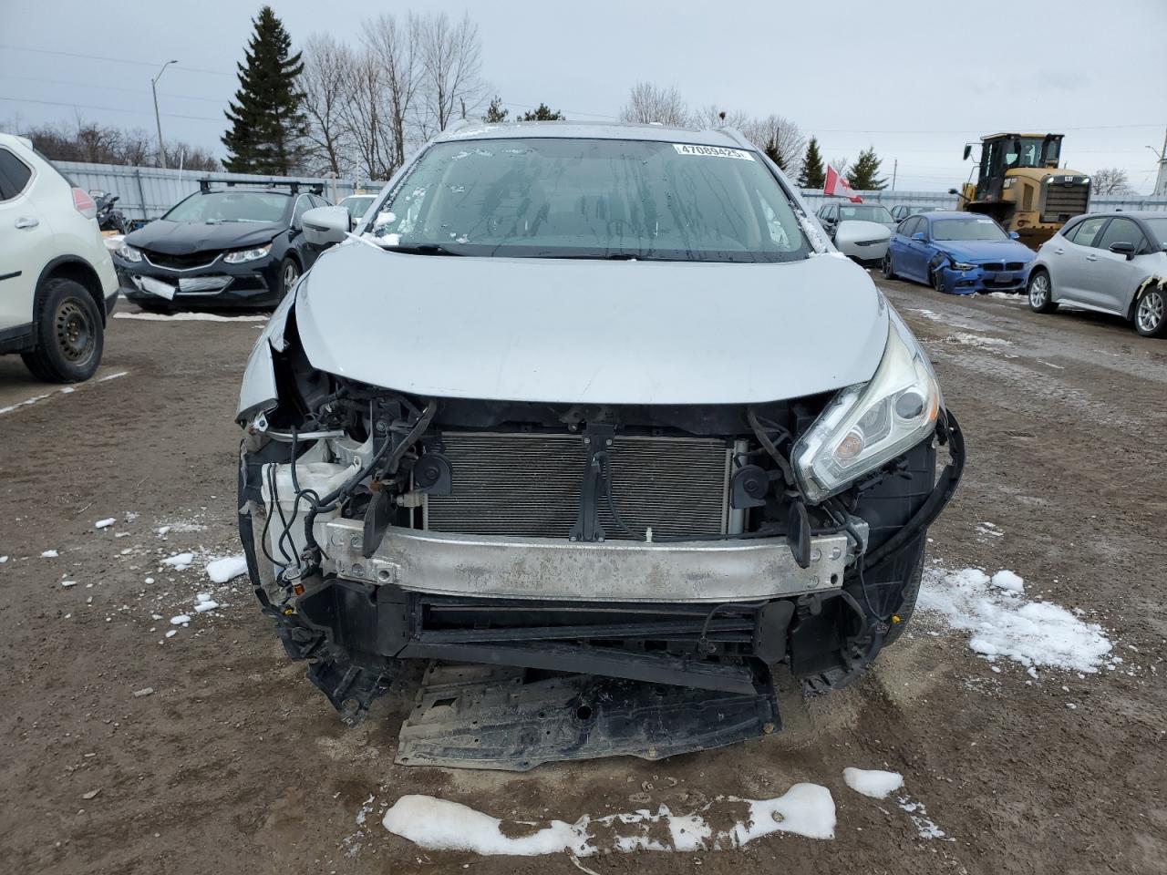 2016 Nissan Murano VIN 5N1AZ2MH4GN136856 Copart auction photo, front end / side damage thumbnail 5