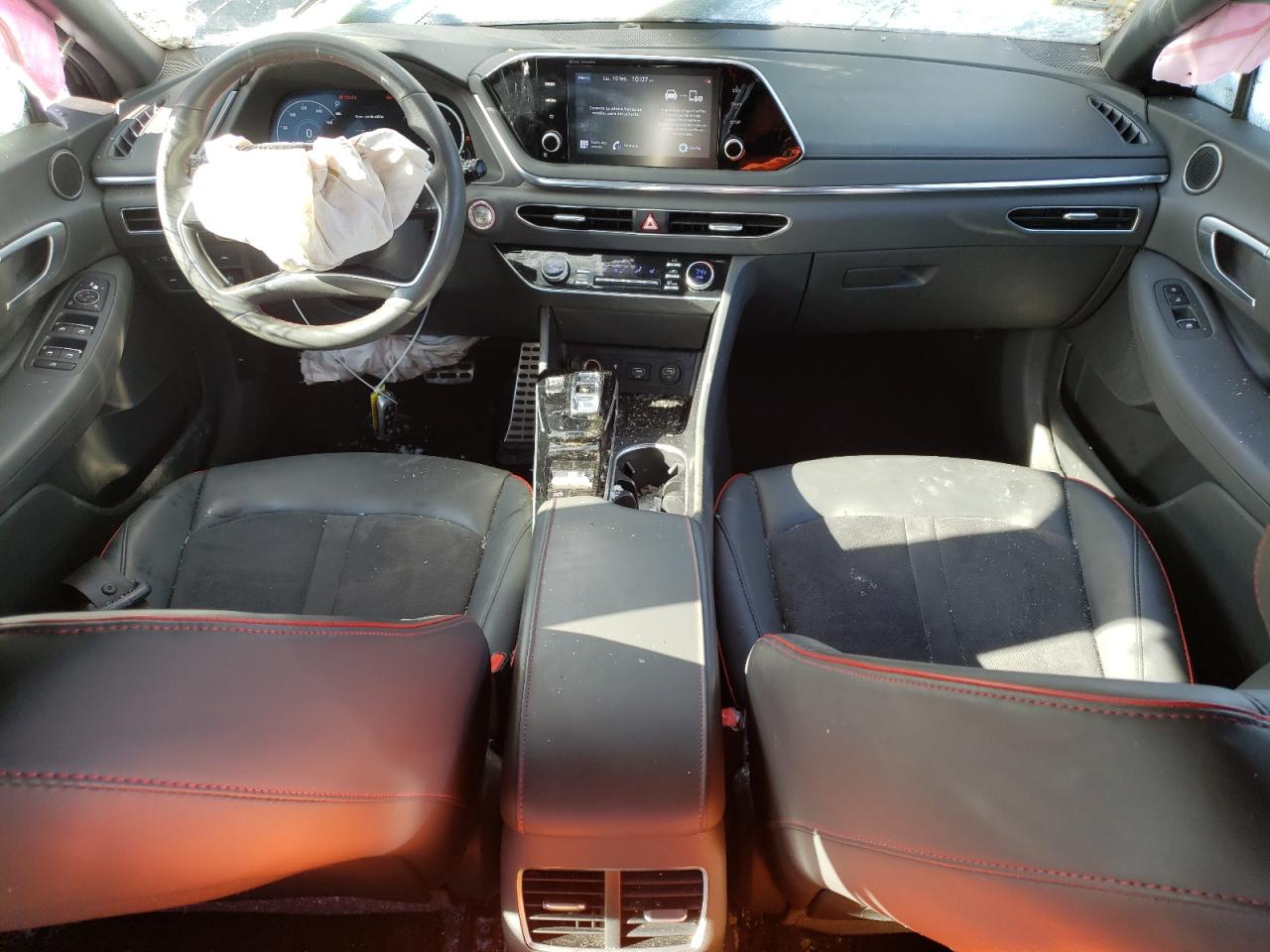 2020 Hyundai Sonata VIN 5NPEJ4J23LH042907 Copart auction photo, rollover damage thumbnail 8