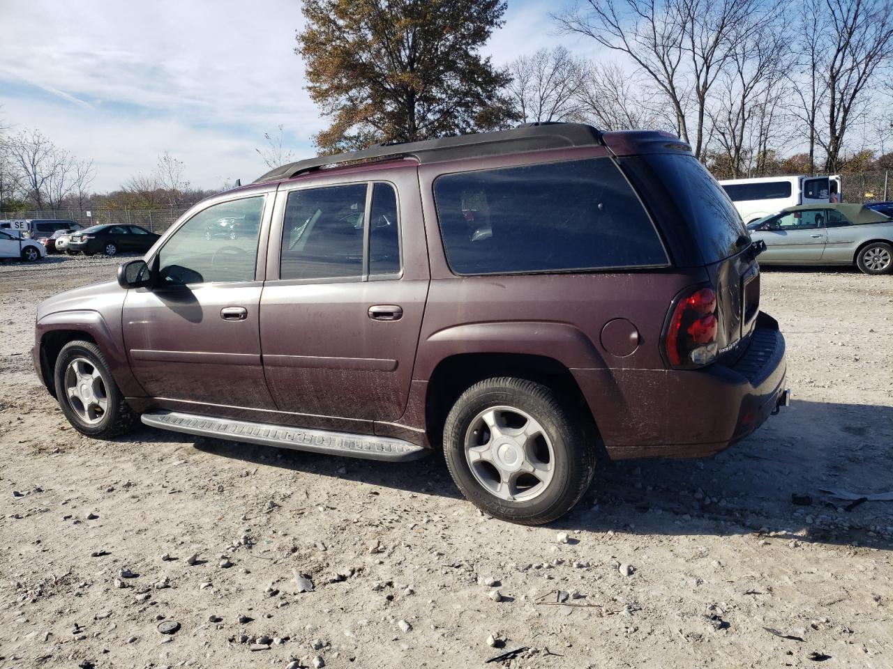 2006 Chevrolet TrailBlazer VIN 1GNET16M566155377 Copart auction photo, side / top/roof damage thumbnail 2