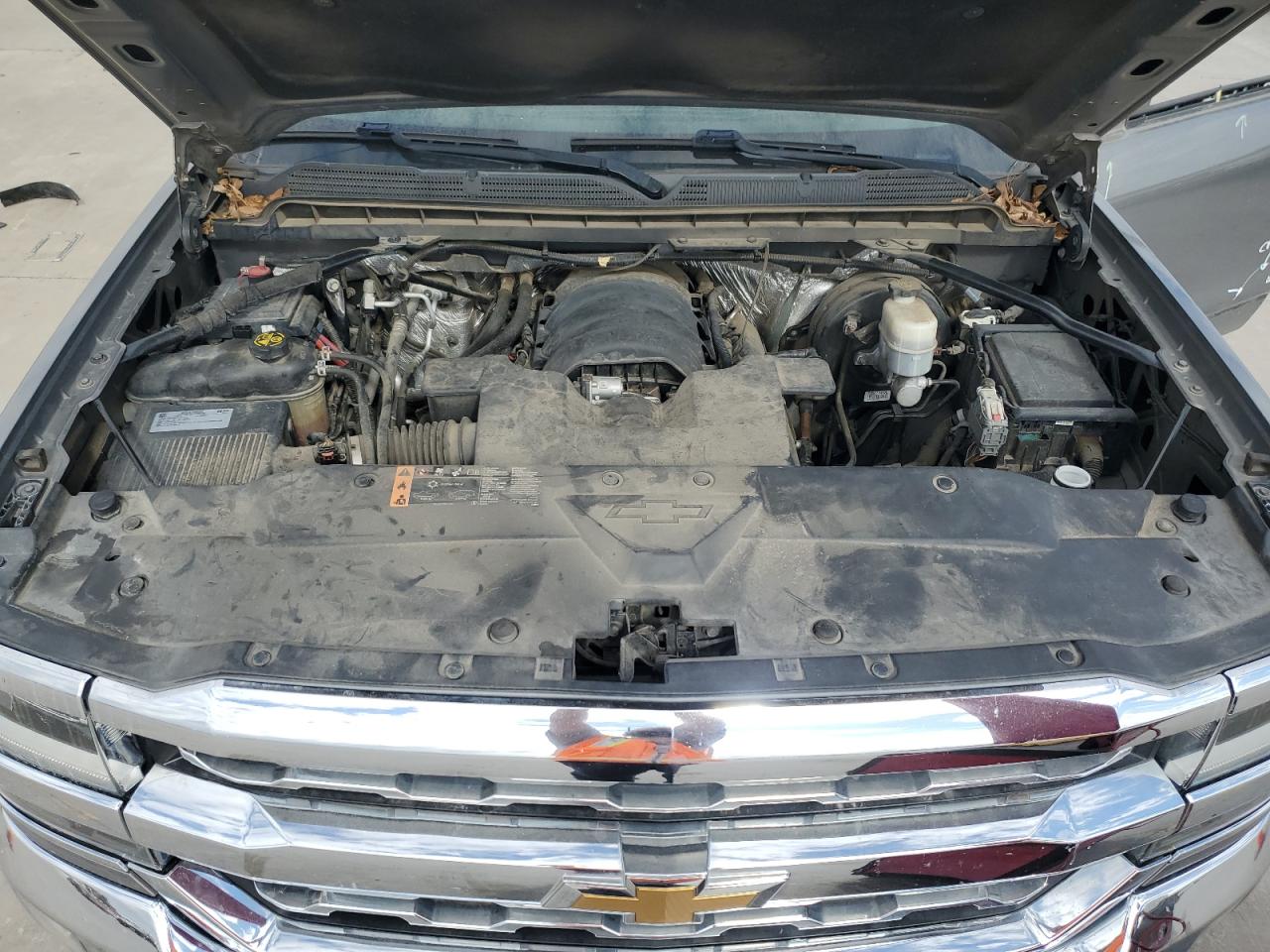 2017 Chevrolet Silverado VIN 3GCPCSEC8HG234219 Copart auction photo, vandalism / stripped damage thumbnail 11
