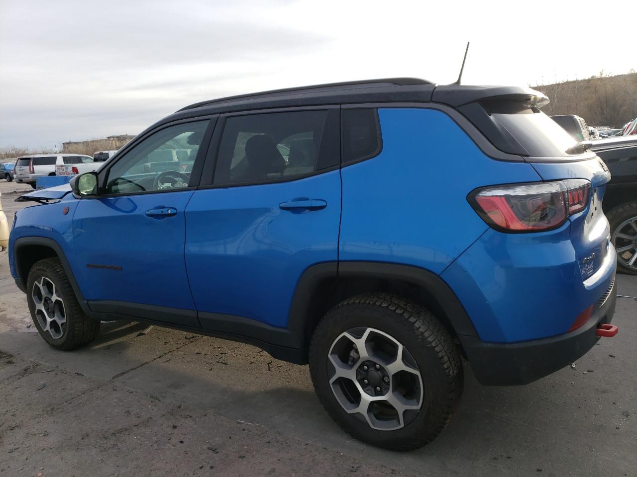 2022 Jeep Compass VIN 3C4NJDDB6NT124662 Copart auction photo, front end / undercarriage damage thumbnail 2