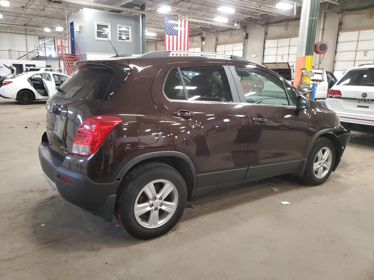 2015 Chevrolet Trax VIN KL7CJRSBXFB094881 Copart auction photo, front end damage thumbnail 3