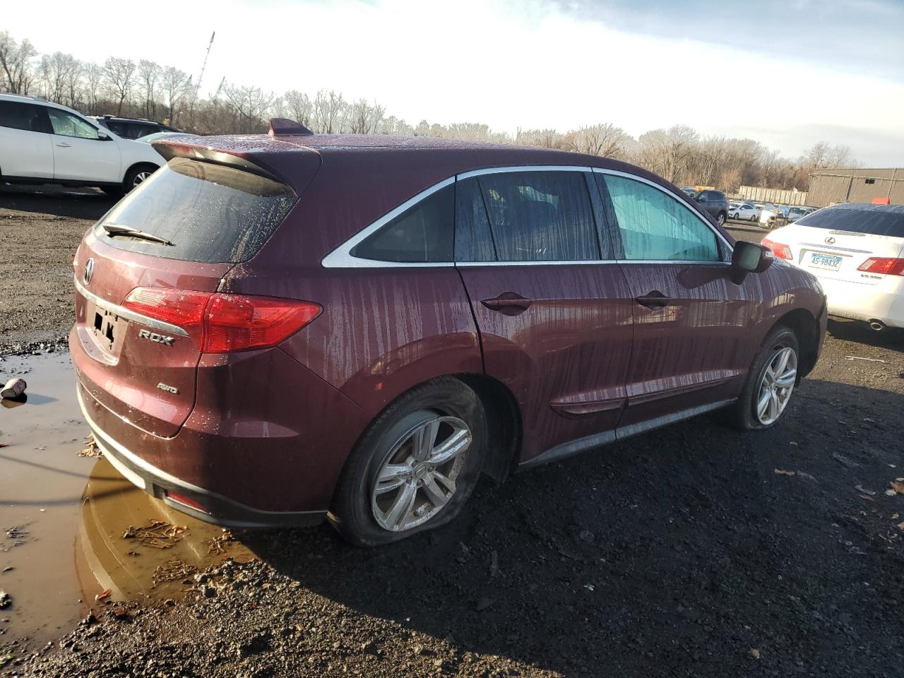 2015 Acura RDX VIN 5J8TB4H57FL023041 Copart auction photo, side / minor dent/scratches damage thumbnail 3