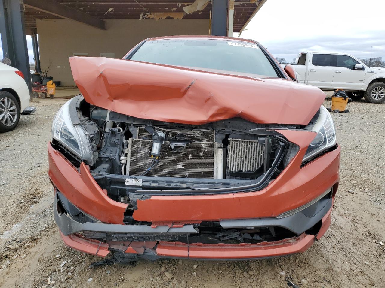2015 Hyundai Sonata VIN 5NPE34AB9FH112120 Copart auction photo, front end damage thumbnail 5