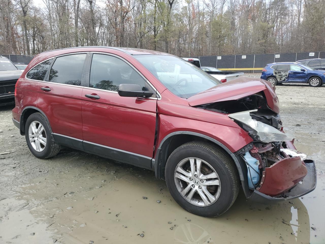 2011 Honda CR-V VIN 5J6RE4H56BL053314 Copart auction photo, front end damage thumbnail 4