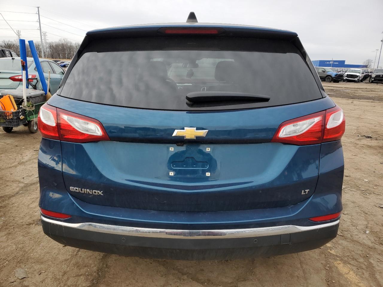 2020 Chevrolet Equinox VIN 2GNAXJEV8L6125731 Copart auction photo, front end / side damage thumbnail 6
