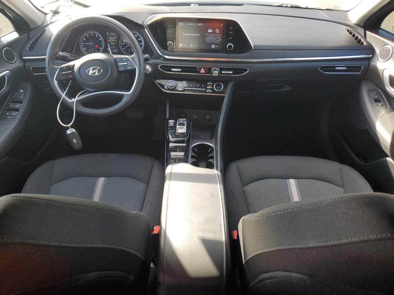 2021 Hyundai Sonata VIN 5NPEL4JA6MH084779 Copart auction photo, rear end damage thumbnail 8
