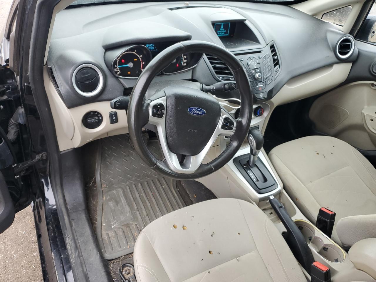 2016 Ford Fiesta VIN 3FADP4BJXGM183186 Copart auction photo, front end / side damage thumbnail 8