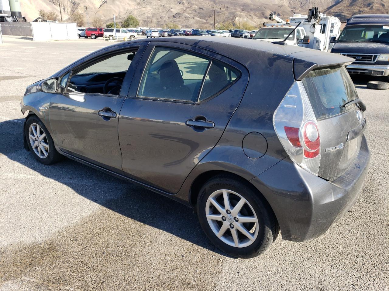2013 Toyota Prius VIN JTDKDTB38D1047783 Copart auction photo, front end damage thumbnail 2