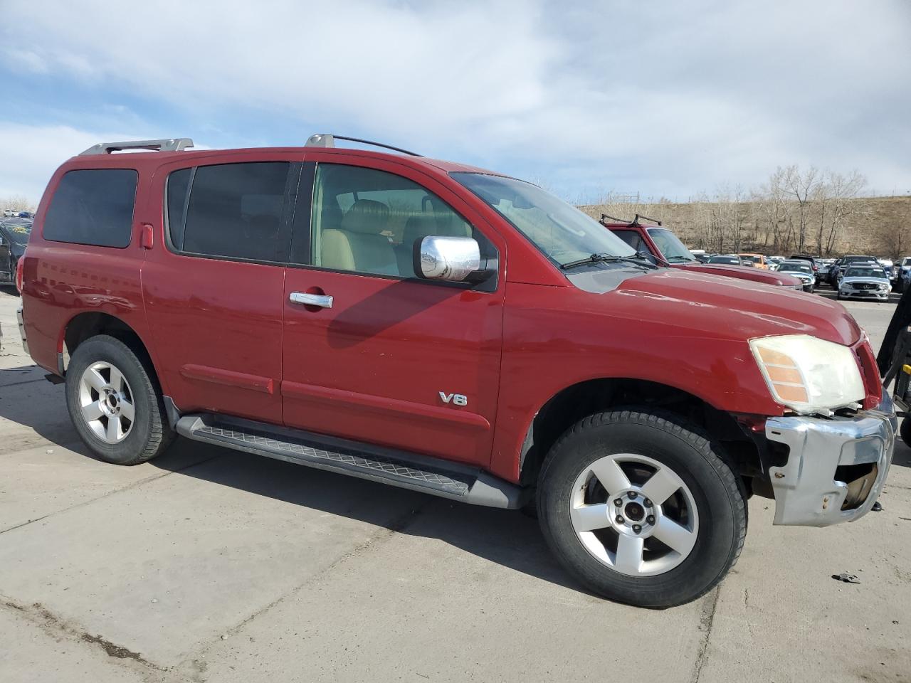2006 Nissan Armada VIN 5N1AA08B86N716126 Copart auction photo, rear end / front end damage thumbnail 4