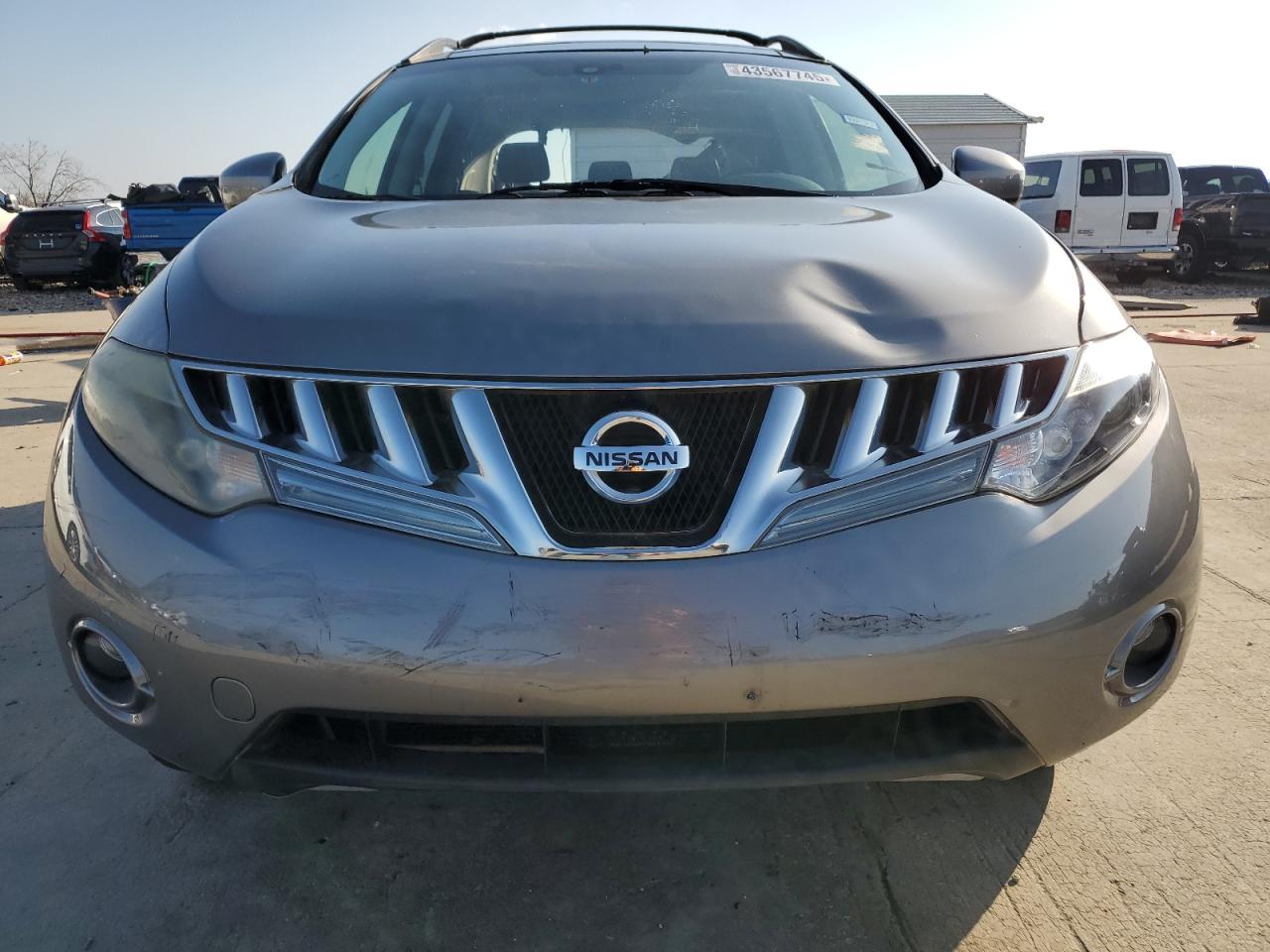 2010 Nissan Murano VIN JN8AZ1MW0AW107874 Copart auction photo, rear end / front end damage thumbnail 5