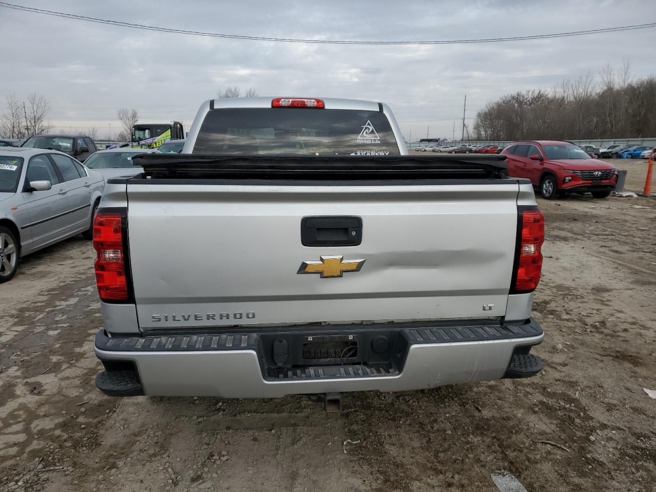 2016 Chevrolet Silverado VIN 3GCUKREC8GG204523 Copart auction photo, front end damage thumbnail 6
