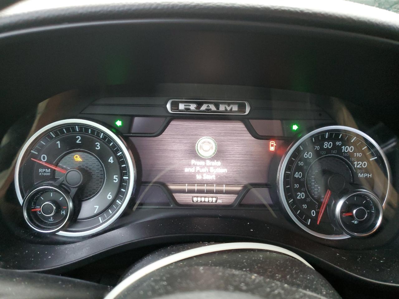 2020 RAM 1500 VIN 1C6SRFBT6LN204292 Copart auction photo, front end / side damage thumbnail 9