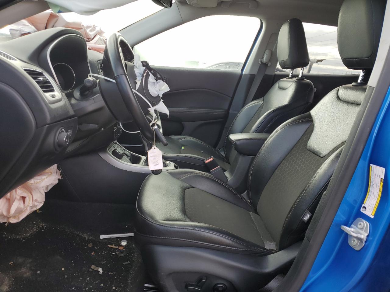 2020 Jeep Compass VIN 3C4NJDBB1LT165345 Copart auction photo, front end damage thumbnail 7