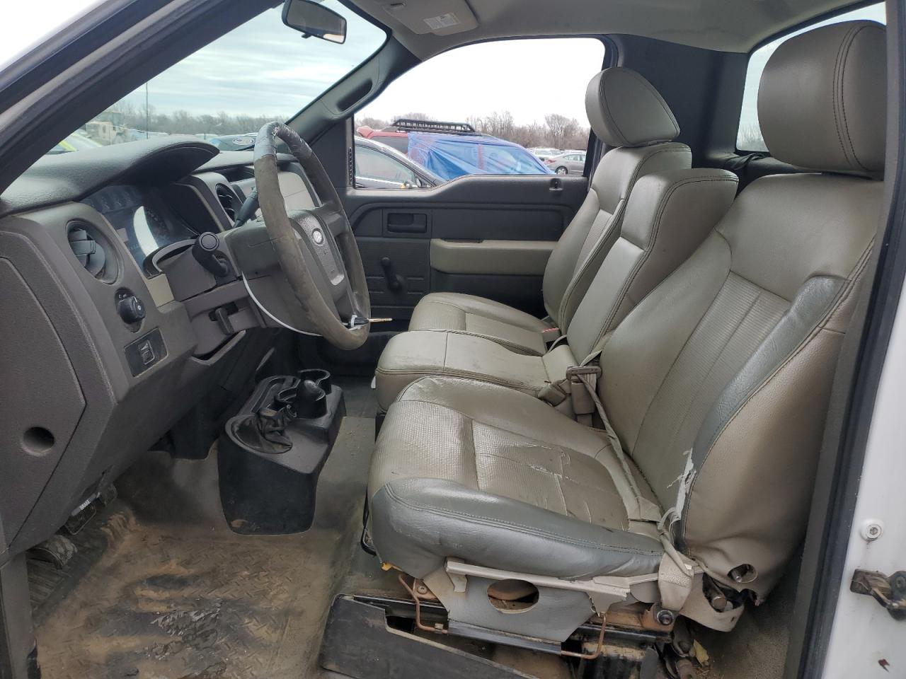 2010 Ford F-150 VIN 1FTMF1EW9AKB83536 Copart auction photo, front end / side damage thumbnail 7