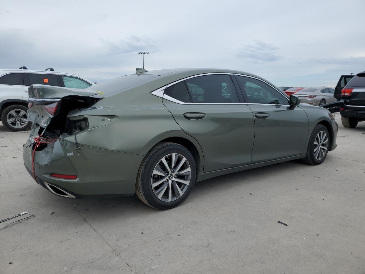 2019 Lexus ES VIN 58ABZ1B15KU035496 Copart auction photo, rear end damage thumbnail 3