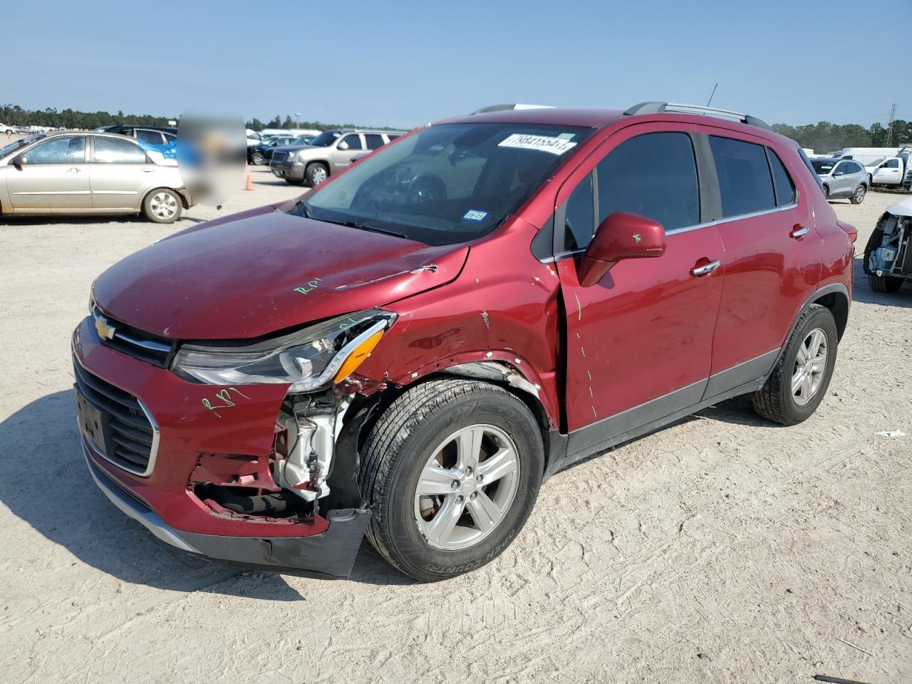 2018 Chevrolet Trax VIN 3GNCJLSB2JL377001