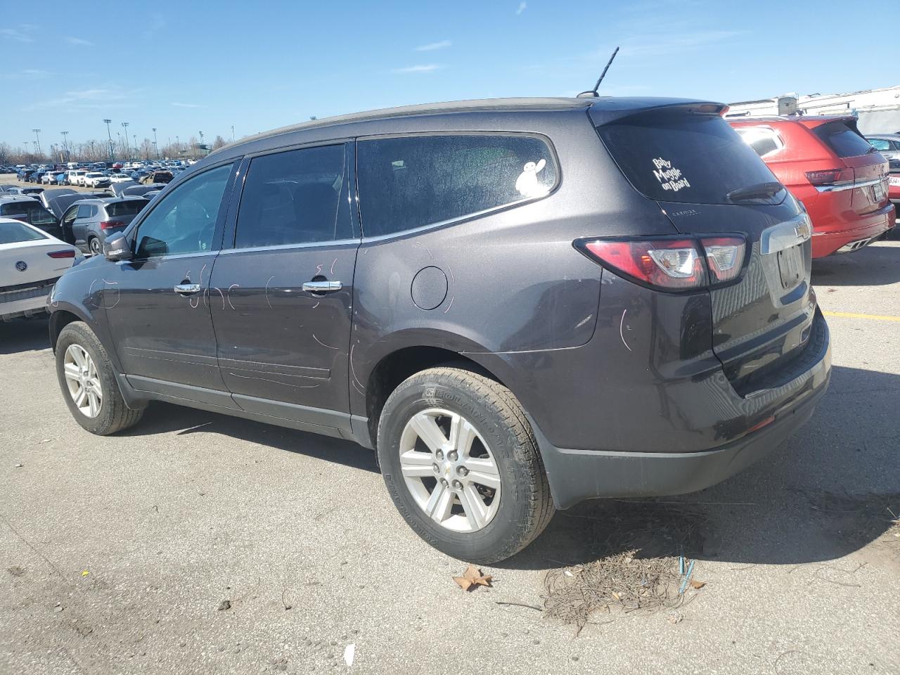 2013 Chevrolet Traverse VIN 1GNKRGKD4DJ171543 Copart auction photo, front end damage thumbnail 2