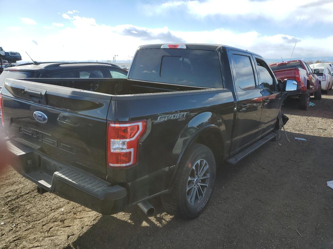 2020 Ford F-150 VIN 1FTEW1E53LFB63886 Copart auction photo, front end damage thumbnail 3