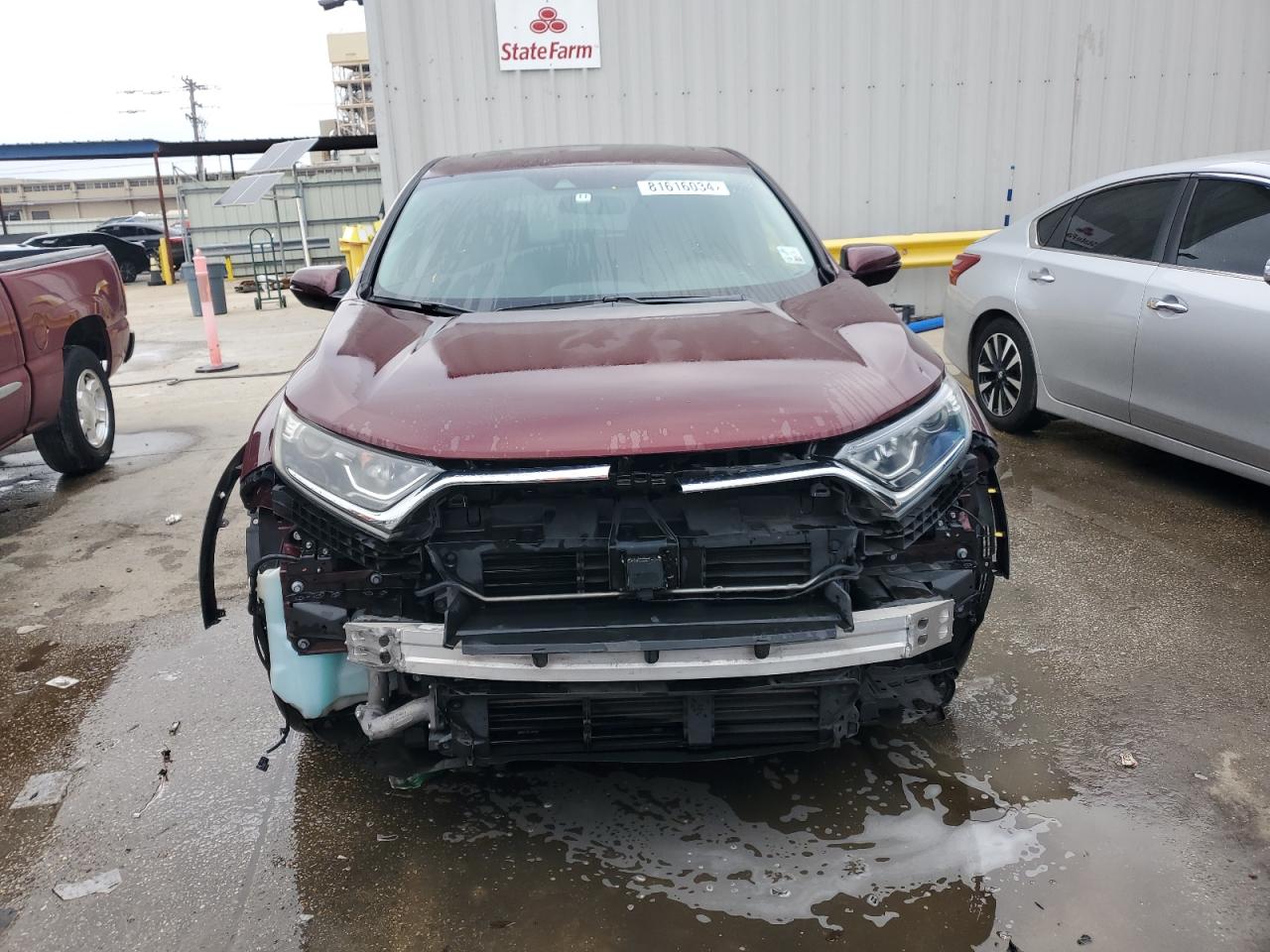 2017 Honda CR-V VIN 7FARW1H55HE032407 Copart auction photo, front end damage thumbnail 5