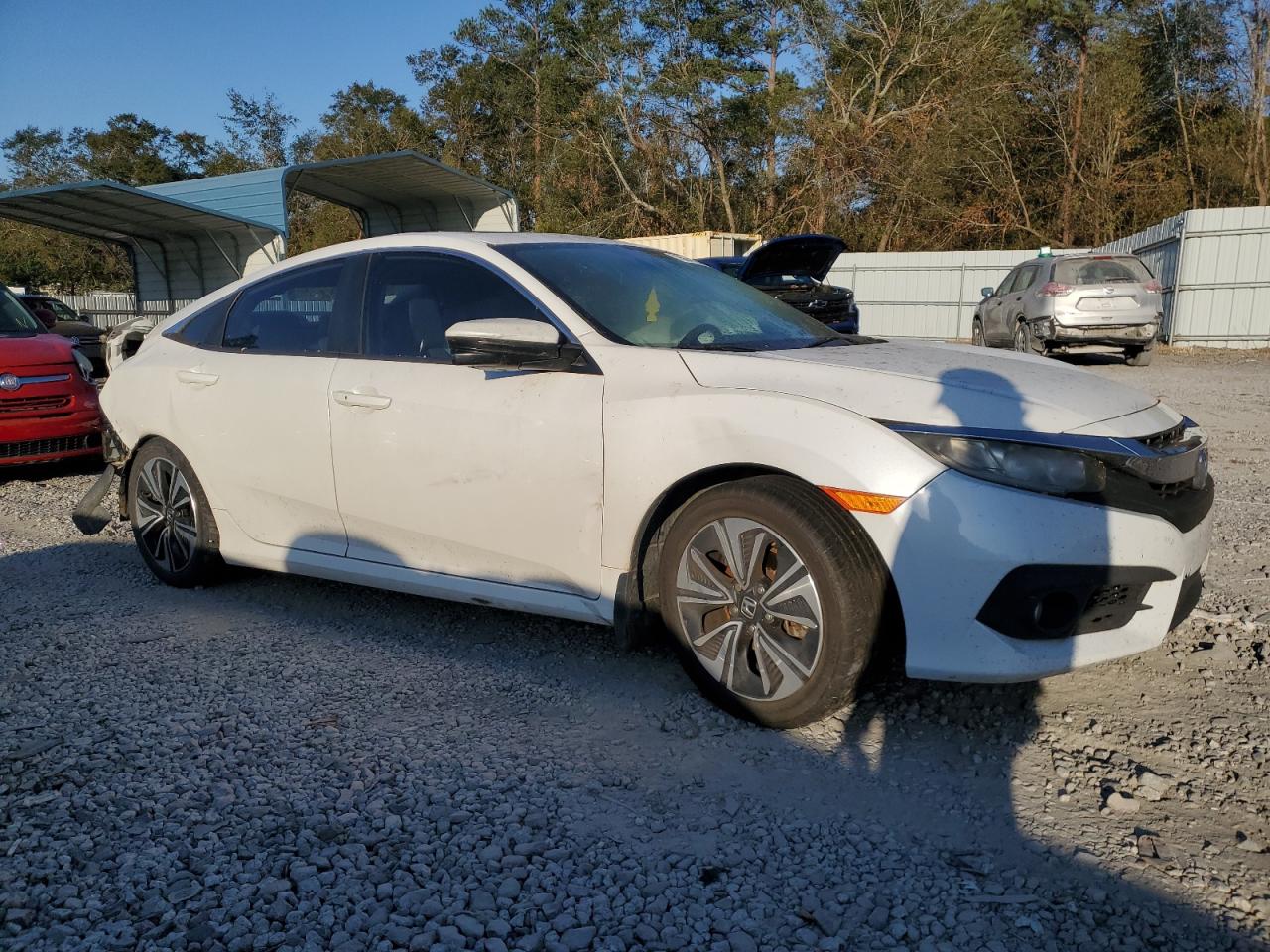 2016 Honda Civic VIN 19XFC1F73GE041381 Copart auction photo, rear end / side damage thumbnail 4