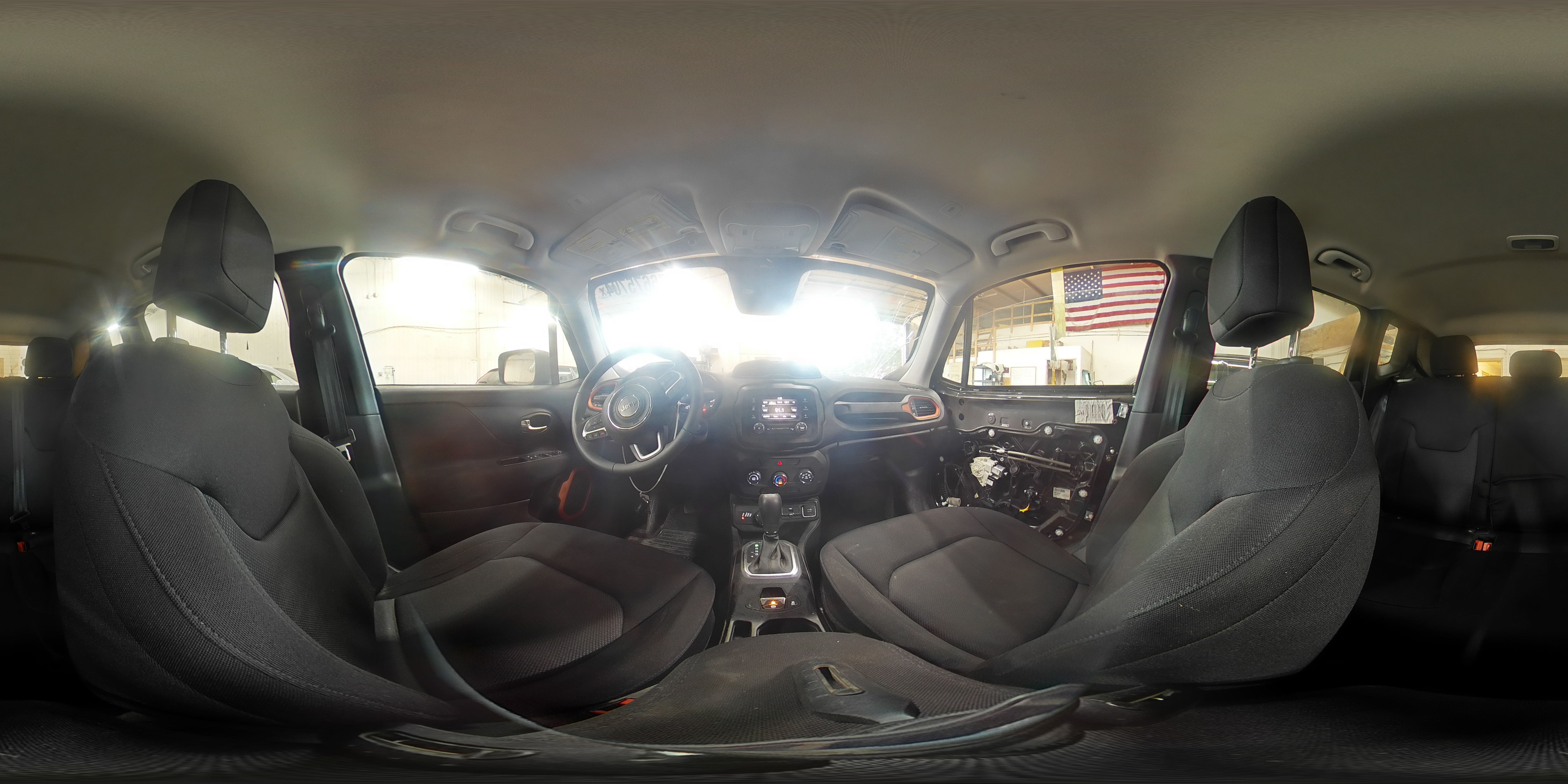 2020 Jeep Renegade VIN ZACNJBAB7LPL43205 Copart auction photo, front end / side damage thumbnail 14