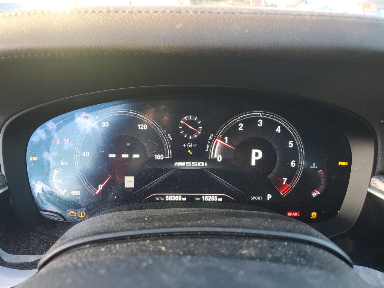 2019 BMW M5 VIN WBAJB9C59KB287496 Copart auction photo, front end damage thumbnail 9