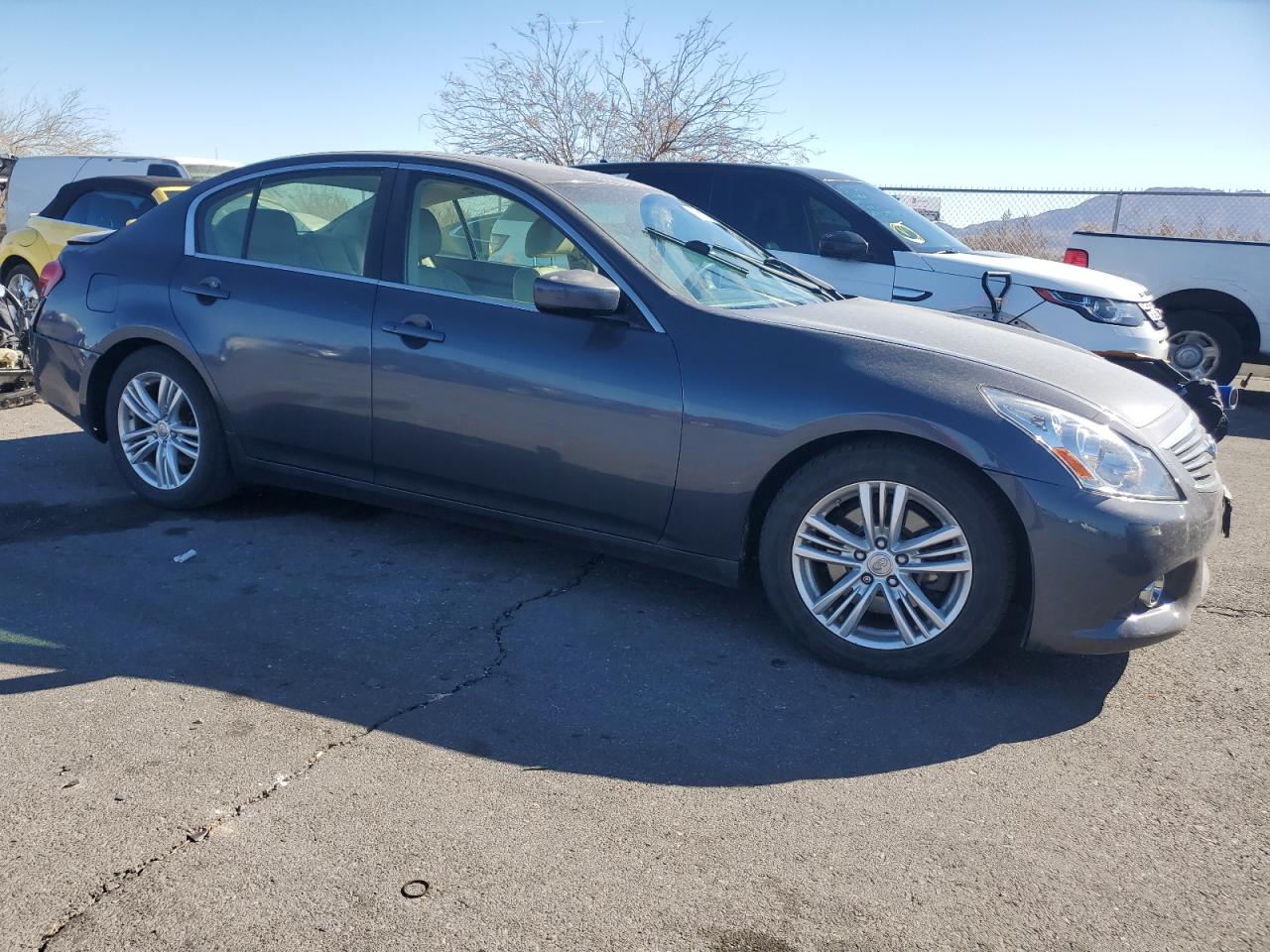 2013 Infiniti G VIN JN1CV6AP3DM714008 Copart auction photo, rear end damage thumbnail 4
