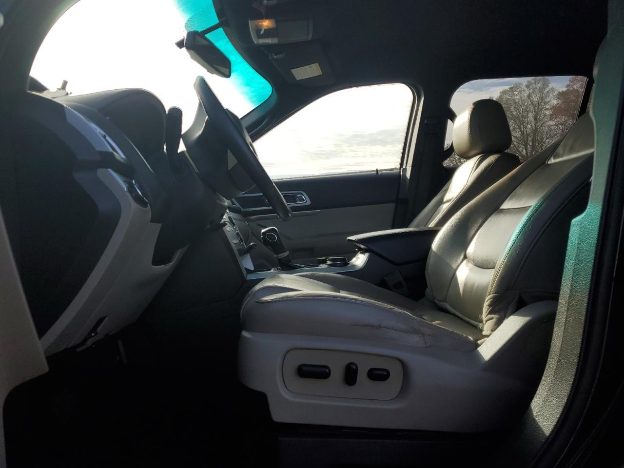 2014 Ford Explorer VIN 1FM5K8D8XEGC31965 Copart auction photo, front end / side damage thumbnail 7