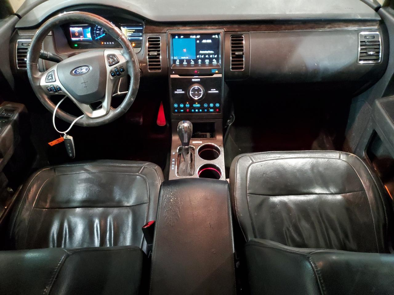 2018 Ford Flex VIN 2FMGK5D82JBA13981 Copart auction photo, front end / side damage thumbnail 8