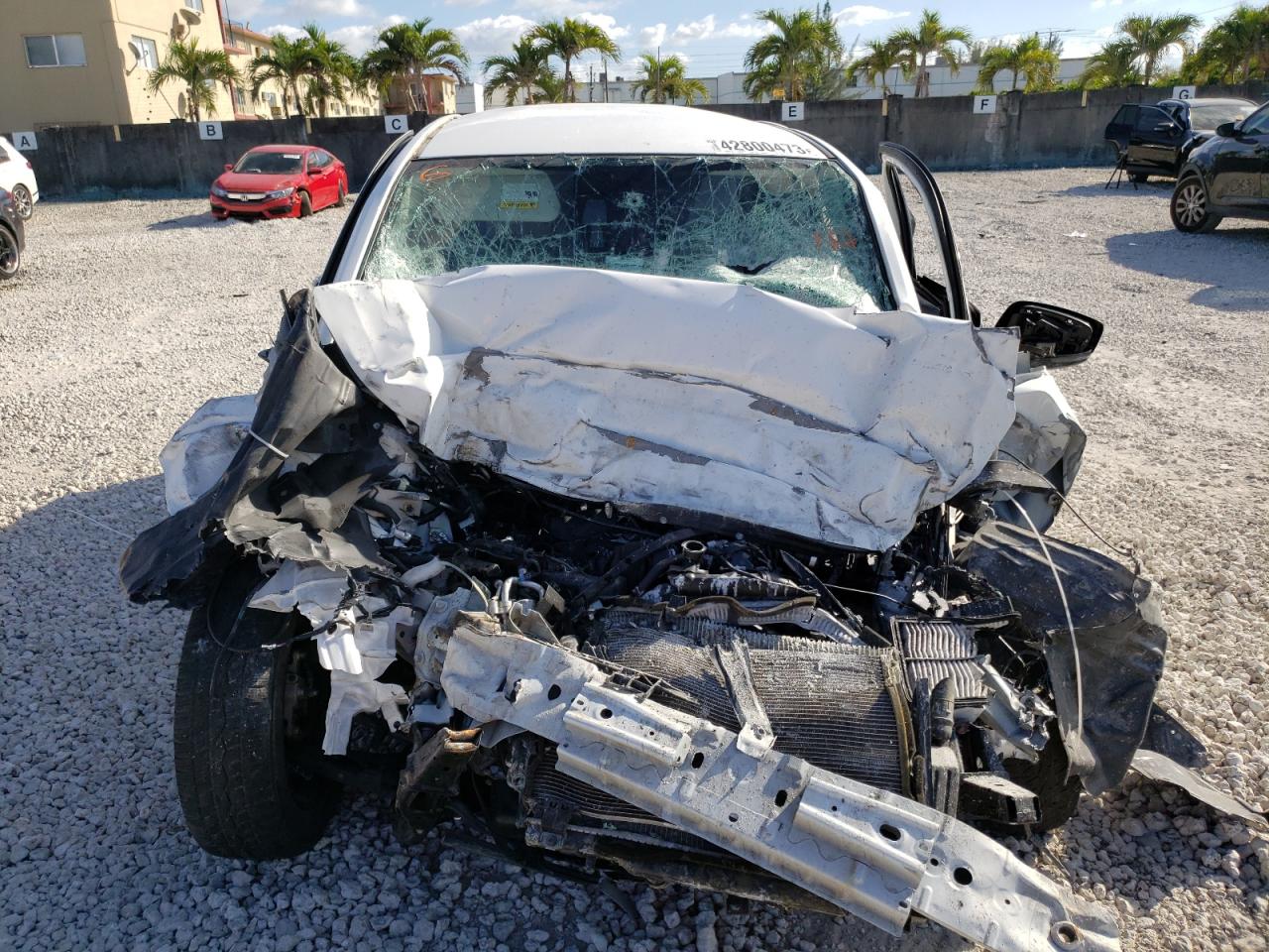 2020 Toyota Yaris VIN 3MYDLBYV1LY716020 Copart auction photo, front end damage thumbnail 5