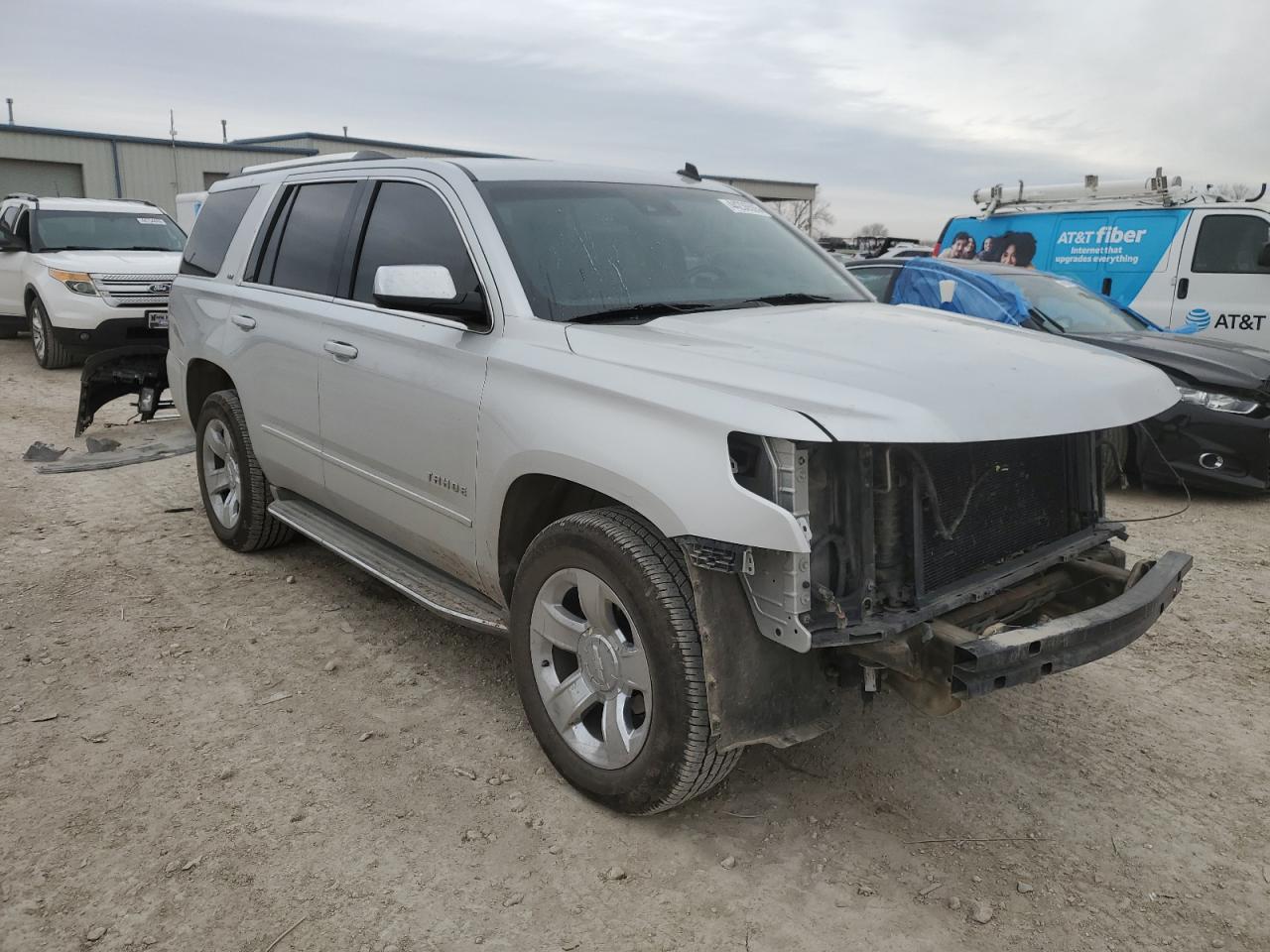 2015 Chevrolet Tahoe VIN 1GNSKCKC8FR162434 Copart auction photo, front end damage thumbnail 4