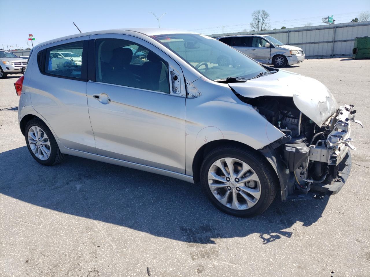 2021 Chevrolet Spark VIN KL8CD6SAXMC748472 Copart auction photo, front end damage thumbnail 4