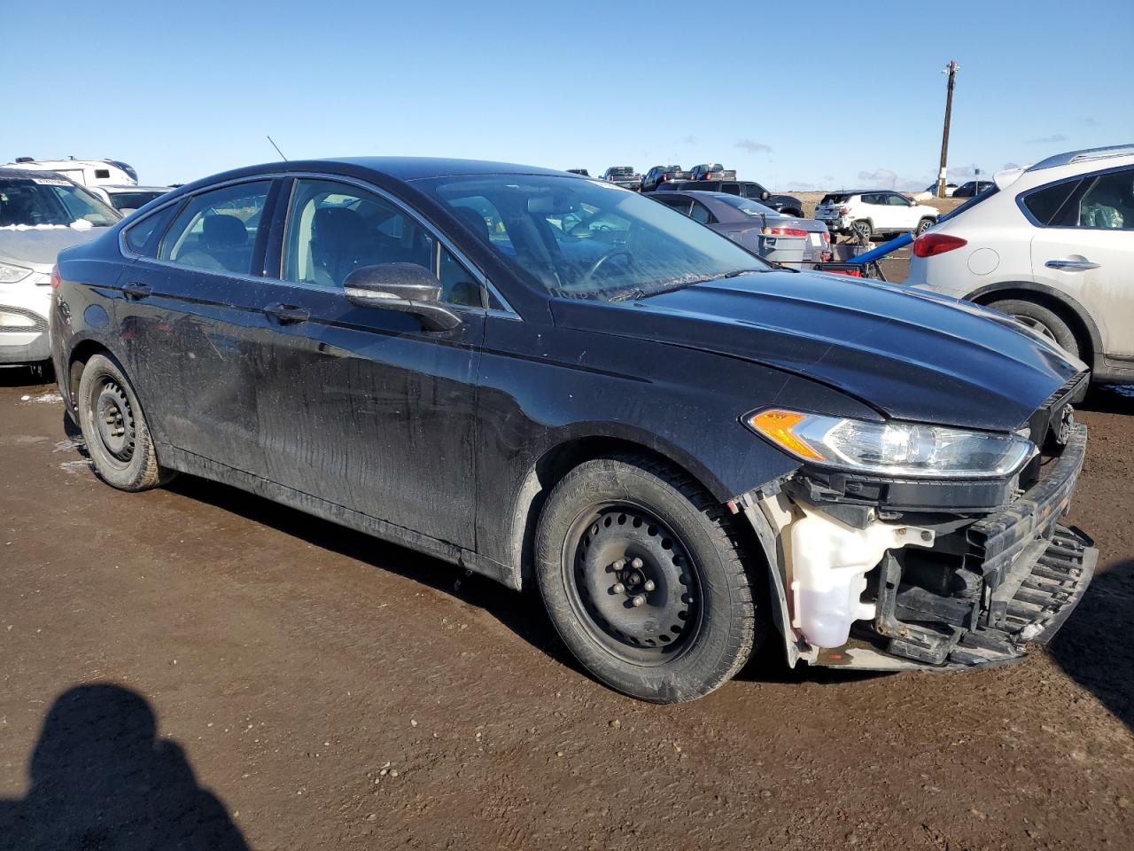2013 Ford Fusion VIN 3FA6P0HR8DR186679 Copart auction photo, front end / undercarriage damage thumbnail 4