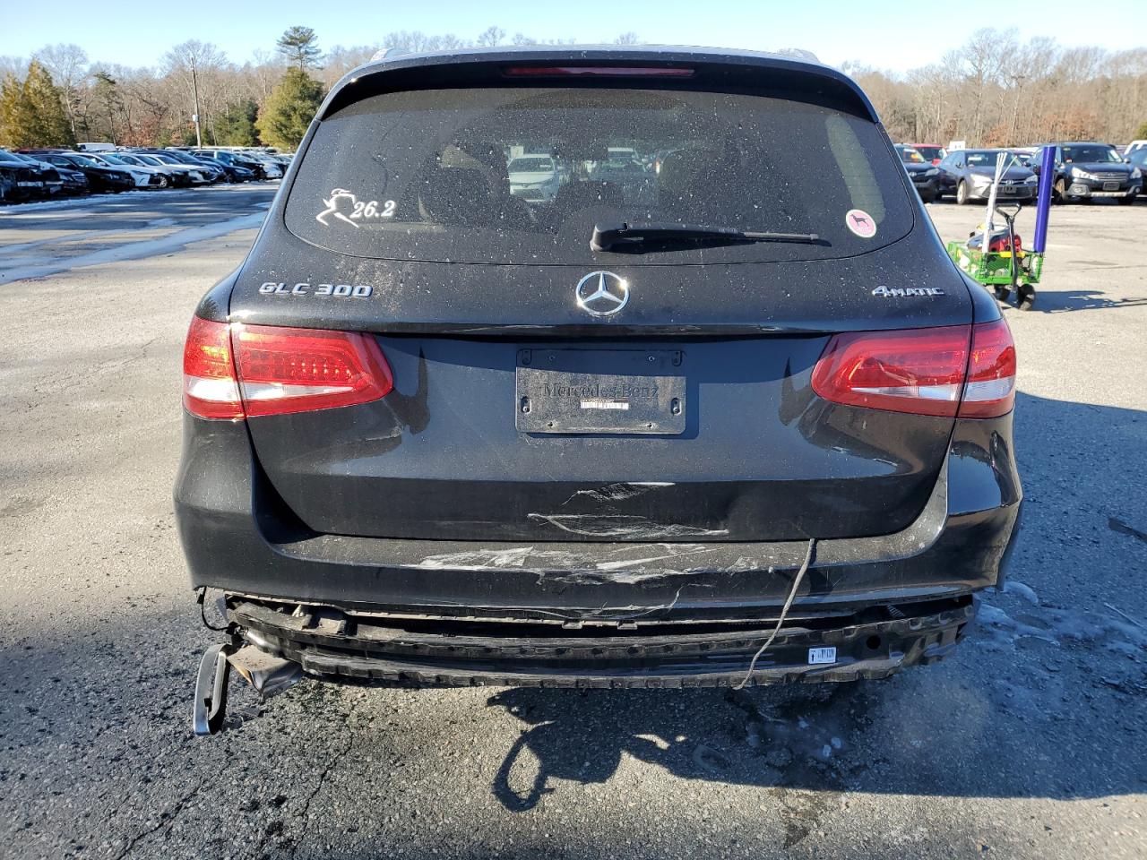 2017 Mercedes-Benz GLC VIN WDC0G4KB7HV003472 Copart auction photo, rear end / minor dent/scratches damage thumbnail 6