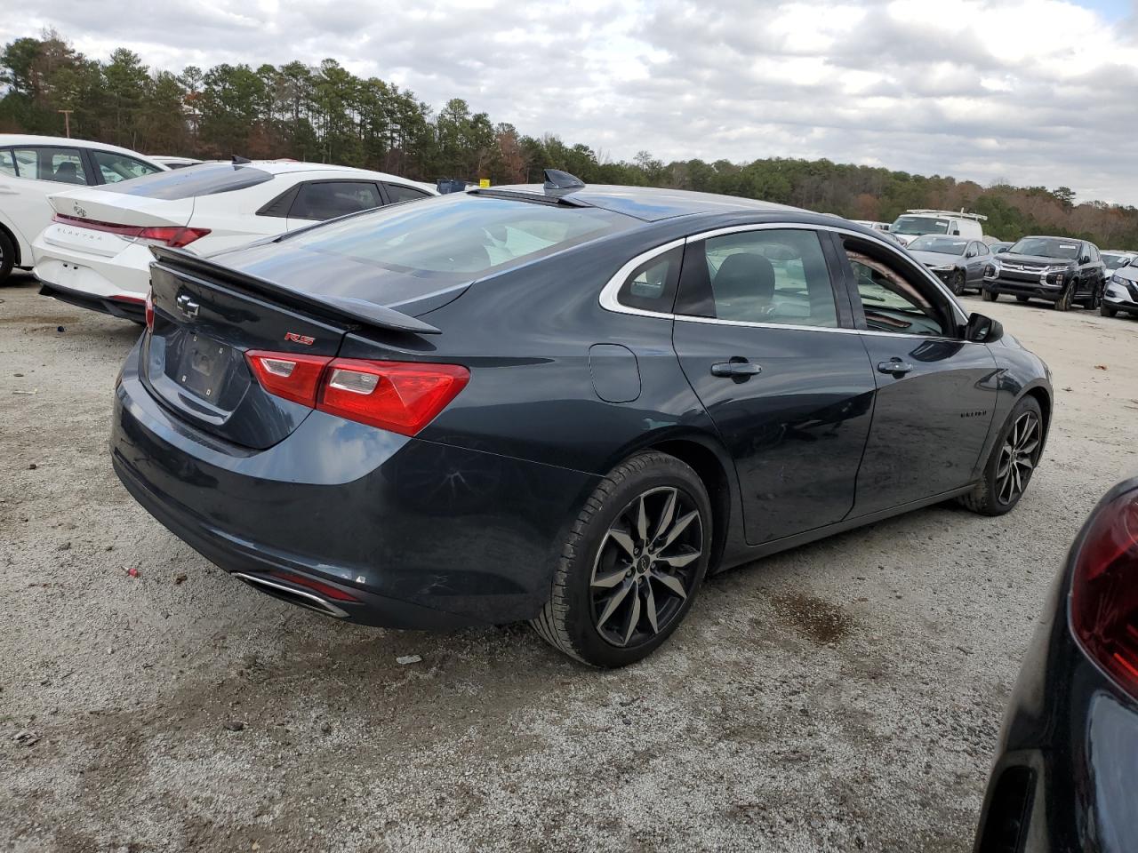2020 Chevrolet Malibu VIN 1G1ZG5ST7LF130049 Copart auction photo, side / front end damage thumbnail 3