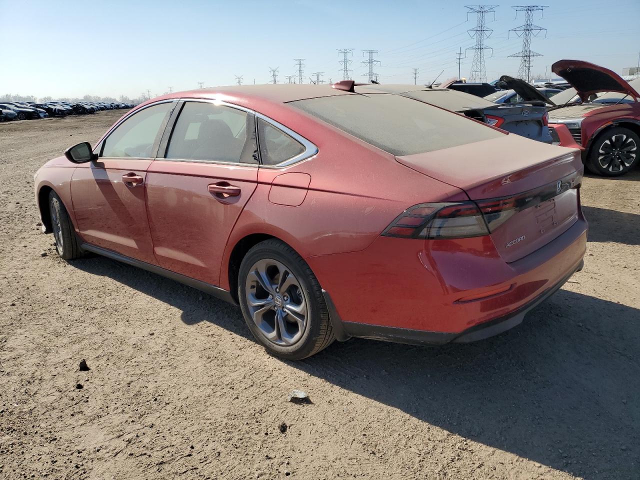 2023 Honda Accord VIN 1HGCY1F33PA001534 Copart auction photo, front end / side damage thumbnail 2