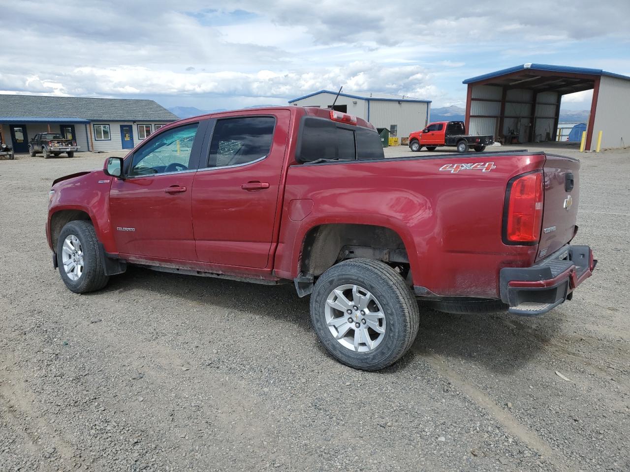2017 Chevrolet Colorado VIN 1GCPTCE15H1198444 Copart auction photo, all over / top/roof damage thumbnail 2