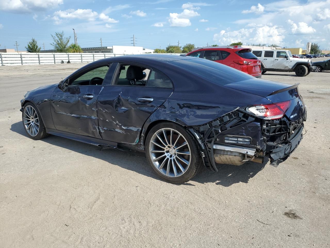 2019 Mercedes-Benz CLC-klasse VIN WDD2J6BBXKA028110 Copart auction photo, all over damage thumbnail 2